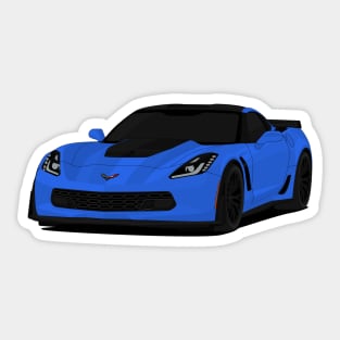 Z06 BLUE Sticker